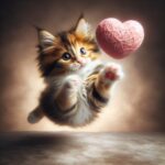 Красивые слова и милые открытки ко Дню всех влюблённых с котятами и сердечками.